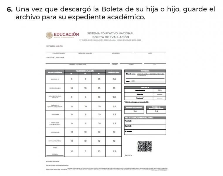 Formato De Boleta De Calificaciones En Word Diario Na 7097