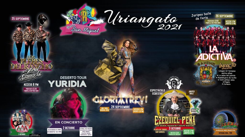 Feria San Miguel Uriangato 2021 Checa la programación completo FOTO