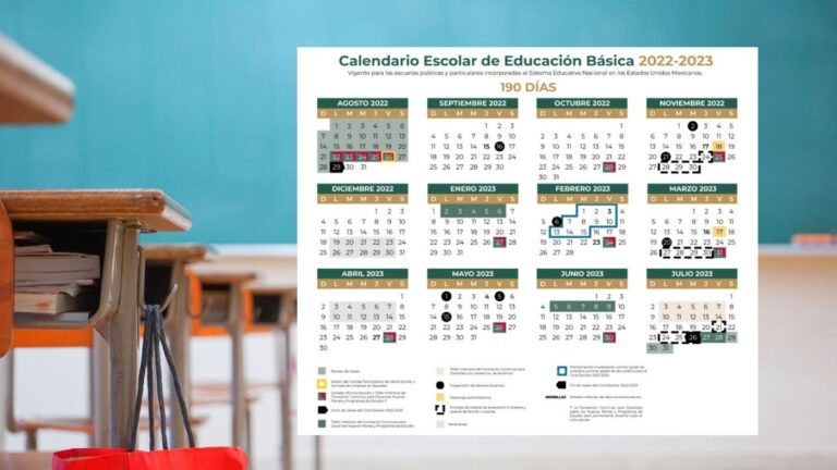 Calendario Escolar 2022 A 2023 De La Sep En Imágenes Para Imprimir O Descargar Unión Guanajuato 8134