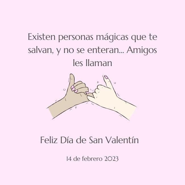 Frases de San Valentín para amigos. Imágenes bonitas para compartir en 14 de  febrero | Unión Guanajuato