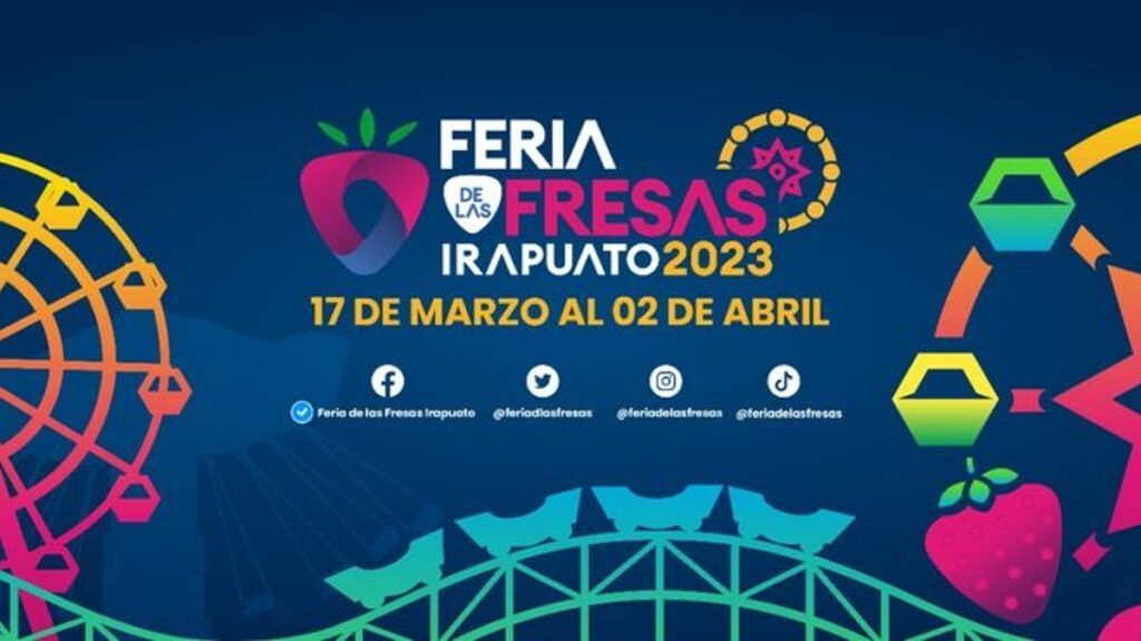 Feria de las Fresas Irapuato 2023. Checa el cartel del Palenque y