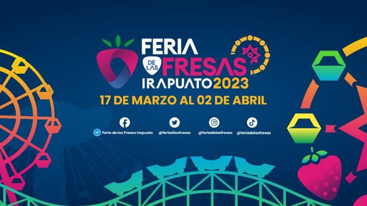 Feria de las Fresas Irapuato 2023. Checa el cartel del Palenque y